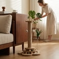 thumbnail image 6 of GS Vane Room Decoration Sisal 8 In Cat Tree with Hanging Balls & Feather Wand, Beige, 6 of 6
