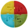 thumbnail image 3 of Comedero lento para mascotas, cuenco para comer lento, accesorio para estera de alimentación de alimentos (empalme de 4 colores), 3 of 12