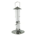 thumbnail image 1 of Panacea Rustic Farmhouse 026700 1.5 lbs Galvanized Silo Clear Tube Seed Feeder, 1 of 1