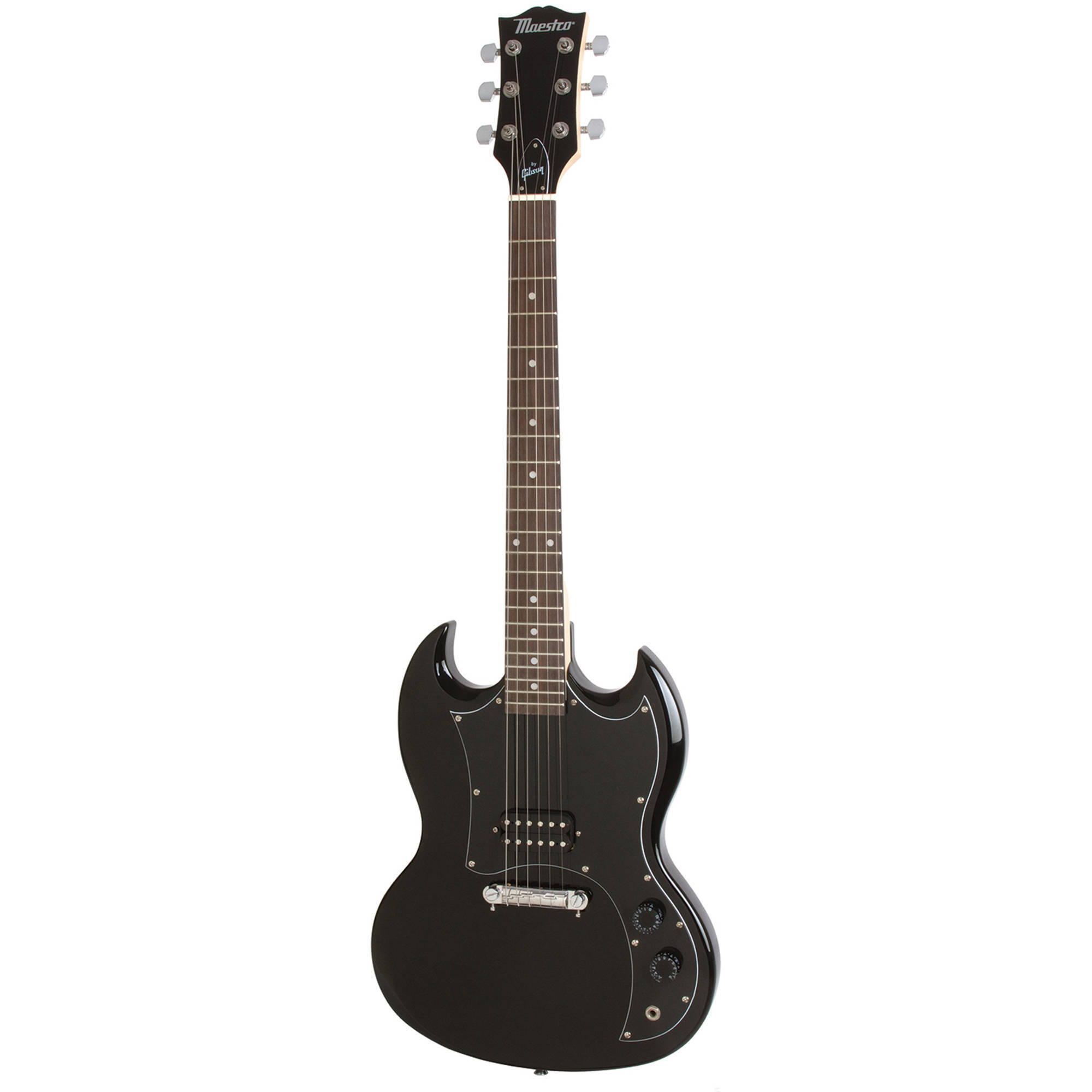 Maestro by Gibson MESGBKCH Double Cutaway Electric Guitar Kit - image 2 of 7