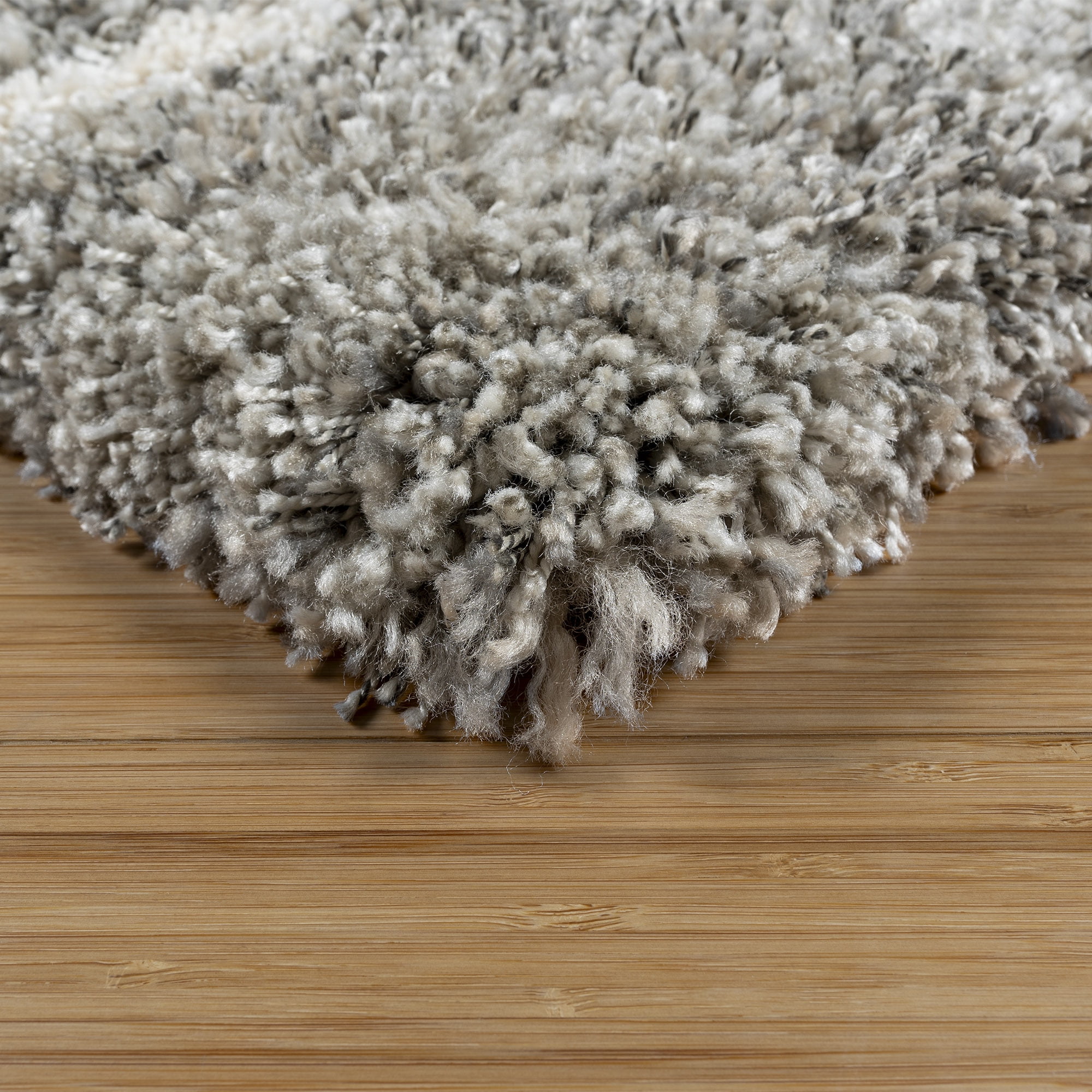 Gertmenian Ultimate Shag Malia Abstract Gray Indoor Area Rug, 8x10