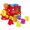 Bump and Go Action Learning Train Lights and Music Block Letters Shape Sorter
