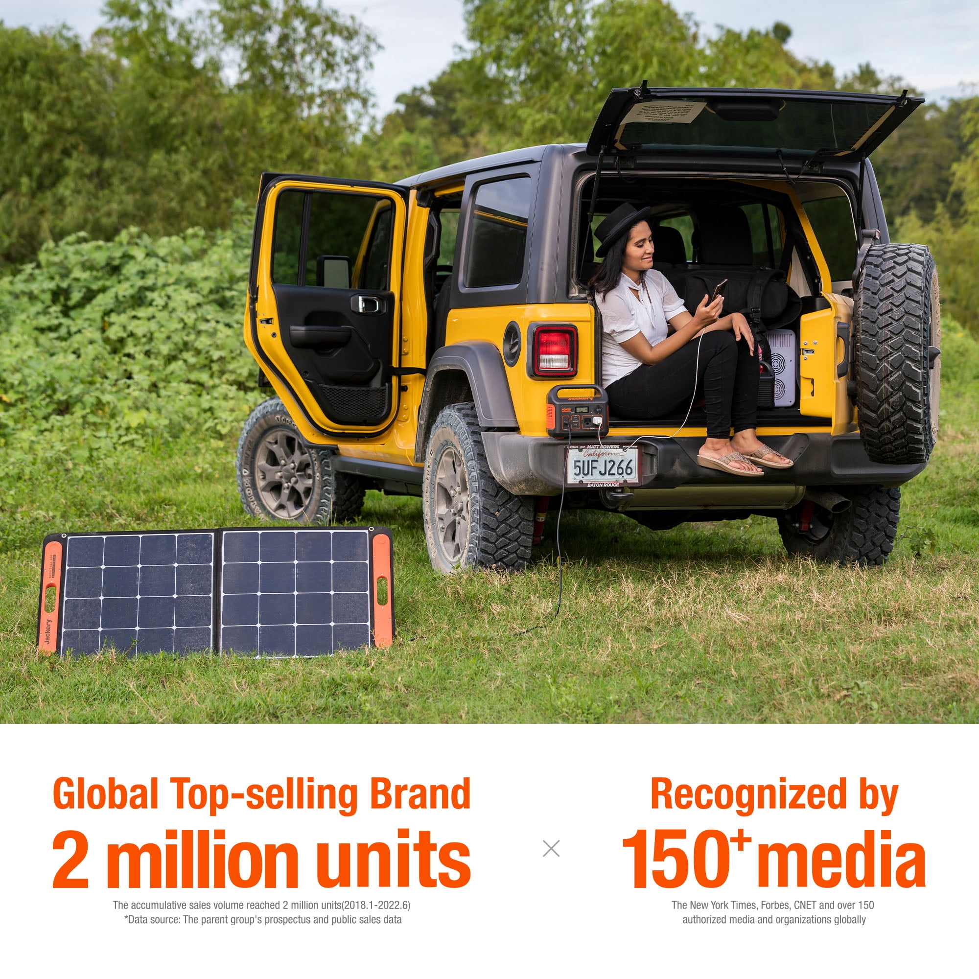 Jackery Solar Generator 300, 288Wh Backup Lithium Battery with 1*Solar Panel SolarSaga 40Wair Solar Panel