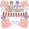 thumbnail image 3 of Globo de cumpleaños Jadeshay de feliz cumpleaños de oro rosa Globo de aluminio, 3 of 12