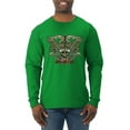 thumbnail image 1 of Wild Bobby, Biker Til I Die Live to Ride Motorcycle Cars and Trucks Mens Long Sleeve Shirt, Kelly, Small, 1 of 3