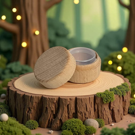 Wooden Tooth Keepsake Box with Acrylic Jar, Double Layer Lost Tooth Storage Container, Tooth Fairy Gift for Little Ones