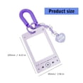 thumbnail image 5 of RYUJNDK Photocard Holder Music Player Theme Card Holder with Keychain Photo Sleeves Protector Bus Card Covers Storage Bag, 5 of 19