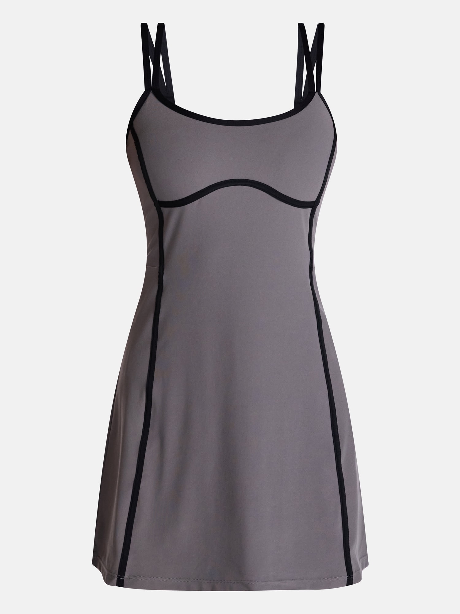Avia Women's SoftSculpt Tipped Mini Dress, Sizes XS-XXXL