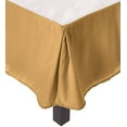 thumbnail image 2 of Elegant Comfort Camel Gold Pleated Tailored Bed Skirt, Queen, 2 of 2