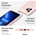 thumbnail image 3 of for iPhone 13 Pro Max Case,Sparkly Cute Cat Ear Case for Women Girls,Glitter Bling Soft TPU Silicone Bumper Protective Cover for iPhone 13 Pro Max,Pink, 3 of 7