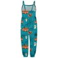thumbnail image 4 of MIASHUI Combinaison pour Filles Tenue Confortable Sans Manches Imprimés Halloween Pantalon Décontracté, 4 of 5