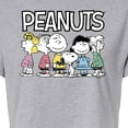 thumbnail image 3 of Peanuts - Peanuts Crew - Juniors Cropped Cotton Blend T-Shirt, 3 of 6