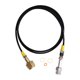 thumbnail image 1 of Cga320 a 4 accesorios de manguera de adaptador cilindro , tubo negro BP 1600Bar WP 630Bar, con juntas 98.0 pulgadas Baoblaze manguera adaptadora, 1 of 8