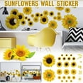 thumbnail image 2 of FNGZ Wall Stickers Clearance Wall with 3D Yellow Removable Sunflower Stickers Flower Wall PCS 27 Wall Sticker, 2 of 8