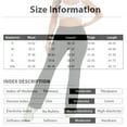 thumbnail image 3 of Garbnen Flares Leggings Women Bootcut High Waist Stretchy Yoga Pants for Women Bell Bottom Tights Running Workout Bottoms, 3 of 7