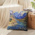 thumbnail image 4 of LALILO Throw Pillow Covers Oil Canvas Stormy River Spring High Cushion Cover 18" x 18", 4079 Pack, 4 of 6