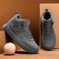thumbnail image 4 of Men’s High Top Basketball Sneakers Plus Size Lightweight Durable Athletic Shoes Lace Up Non Slip Outdoor Walking Training Footwear Comfortable Fashion Streetwear for All Day Support and Performance, 4 of 9