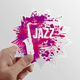 thumbnail image 1 of Sax Jazz cultura patron Calcomanías solares de vinilo, 1 of 3