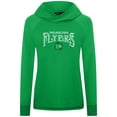thumbnail image 2 of Women's Levelwear Kelly Green Philadelphia Flyers St. Patrick's Day Slender Raglan Hoodie, 2 of 3