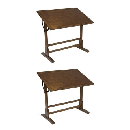 Studio Design Vintage Drawing Drafting Wooden Craft Desk Rustic