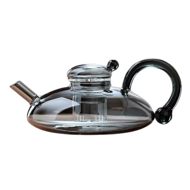 Visland Glass Tea Pot with Removable Tea Brewer Filtration Heat Resistant Glass Teapot for Loose Leaf Tea Stove Microwave Safe BPA-Free Tea Infuser Pitcher