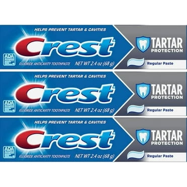 Crest Tartar Protection & Anticavity Toothpaste 2.4oz 3 Pack
