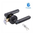 thumbnail image 3 of Serrure à Empreinte Digitale Intelligente avec Application TTLock, Serrure de Porte Électrique Biométrique, 20 Utilisateurs avec Clé pour la Maison Intérieure, Plus Sécuritaire, 3 of 8