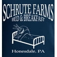 thumbnail image 2 of Schrute Farms Bed & Breakfast Beets T-Shirt Honesdale PA Juniors Tee Navy (M), 2 of 3
