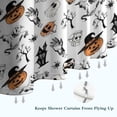 thumbnail image 6 of Vintage Halloween Pattern Shower Curtain 72"x72" ,Bathroom Decorative Shower Curtains Set with 12 Hooks,Modern Waterproof Washable Shower Curtain, 6 of 6