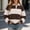 Coffee, variant on Polo Shirts for Women Oversized Striped Sweatshirt Color Block Lapel Collared Pullover Tops Button Down Long Sleeve Rugby Shirts