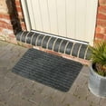 thumbnail image 2 of Evideco Gray Chloe Polypropylene Door Mat 24x16 Inches - Weather Resistant - Outdoor - Front Door Mat for Entryway, Porch, Patio, 2 of 6