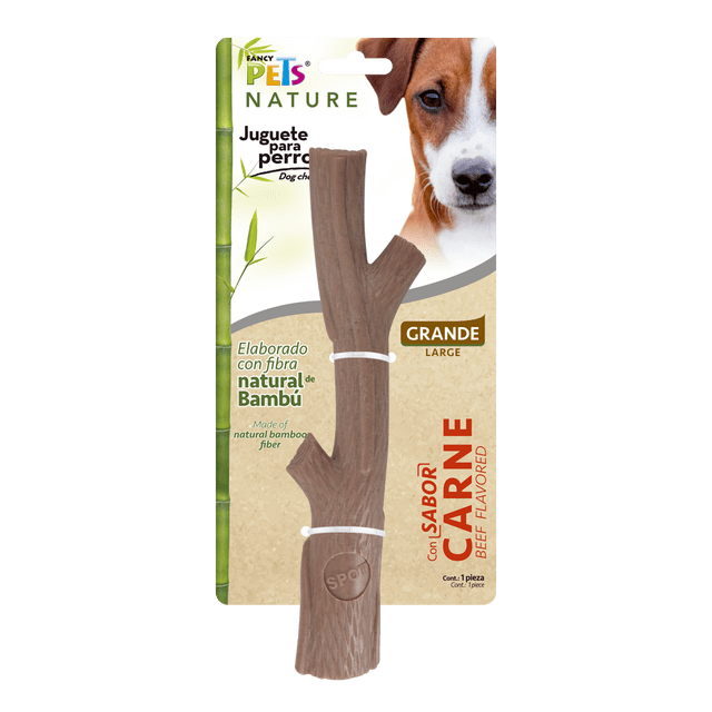 Juguete Masticable Rama Bambu Fancy Pets Carne