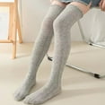 thumbnail image 5 of LYMAYTER Kids Girls Knee High Socks 3 Pairs Spring Summer Breathable Mesh Calf Socks Toddler Lace Thigh High Socks for 3-12 Years, 5 of 10