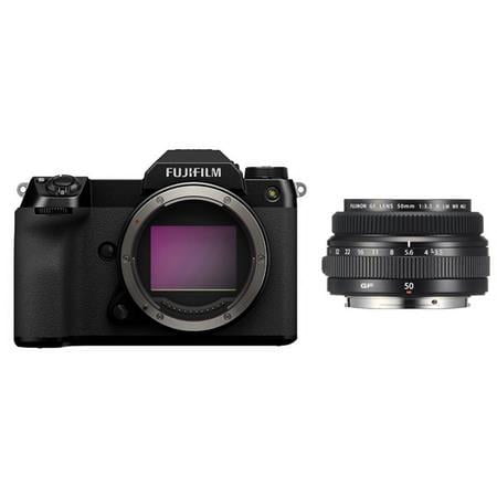 UPC: 0192223185319 | GFX 100S Medium Format Mirrorless Camera  Black  with Fujifilm GF 50mm f/3.5 R LM WR Lens