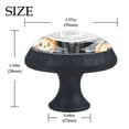 thumbnail image 4 of 4 Pcs Halloween Black Cat Knobs for Kitchen Cabinet Cupboard Dresser Bookcase Drawer Pulls Handles Round Home Decor, 4 of 8