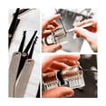 thumbnail image 3 of Kit De 15 Piezas Ganzuas Profesionales Con Candado Y Manual plata, 3 of 3