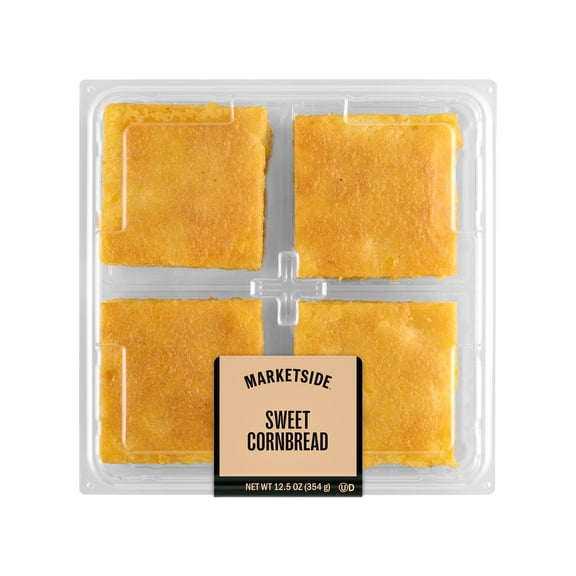 Marketside Sweet Cornbread, 12.5 oz, 4 Count