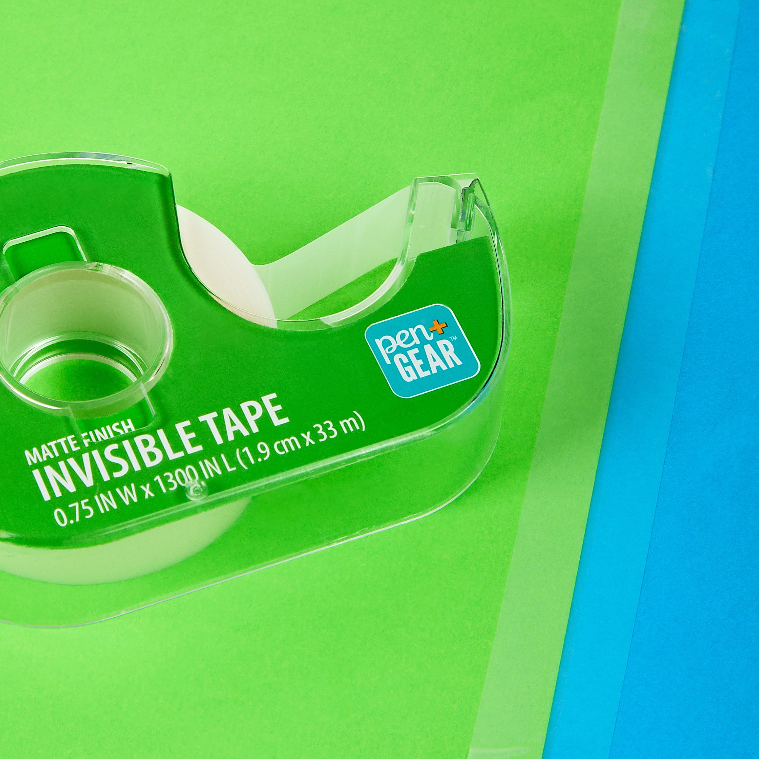 Pen+Gear Invisible Tape, .75" x 36 yd, Clear Matte Finish