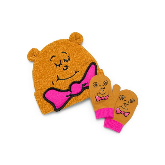 Dr. Suess ABC Bear Toddler Boys or Girls Beanie Hat and Gloves Set, 2-Piece, One Size