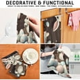 thumbnail image 7 of Coolnut Easter Cute Rabbit Kitchen Dish Towel Set 6Pcs,Dishcloths Sets Fast Drying Kitchen Towels Tea Towels Gift Set for Drying Cleaning Cooking Baking216 Wash cloth, 7 of 7