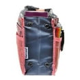 thumbnail image 3 of Vercord Purse Organizer Insert for Handbags Bag Organizers Inside Tote Pocketbook Women Nurse Nylon 13 Pockets Pink Leopard Large, 3 of 5