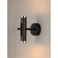 thumbnail image 7 of ET2 Lighting E25040-BKSN Ambit LED 1-Light Wall Sconce - Black & Satin Nickel, 7 of 7