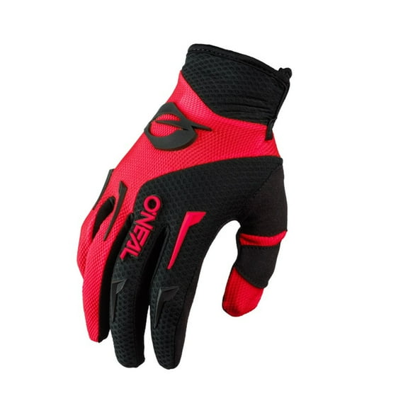 O'Neal 2024 Element Racewear Offroad Motocross Gloves - Black/Red - X-Small