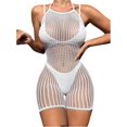 thumbnail image 1 of Zhuge Lencería Erótica para Mujer, Traje Sexy con Transparente, Talla Única Blanco, 1 of 4