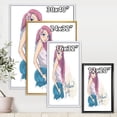 thumbnail image 4 of Designart 'Trendy Fashion Woman I' Children's Art Framed Canvas Wall Art Print, 4 of 5
