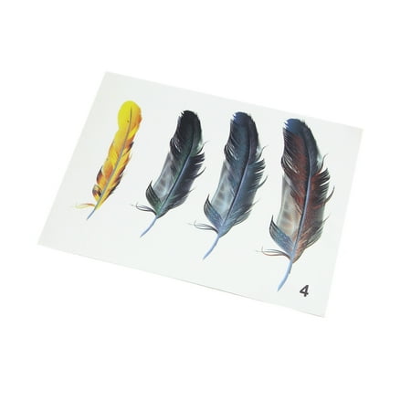 Car Hood Decals - Gray Plastic Vinyl Car Door Window Fender Hood Decoration Sticker Feather Decal