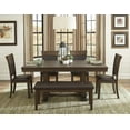 thumbnail image 1 of Topline Home Furnishings Dark Brown Dining Table, 1 of 7