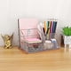 thumbnail image 2 of Desk Organiser, Rose Gold Desk Organizer With Mail Organizer, Pen Holder, 2 of 5