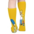 thumbnail image 5 of Simpsons Thick Stockings Casual Socks for Men Women Durable Comfort Calf Socks Soft Elastic Crew Socks 15.7", 5 of 8