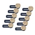 thumbnail image 4 of GUOOL 2x10 Pièces Boutons d'Extension de Jean Élastiques Détachables Taille Extensible, 4 of 9